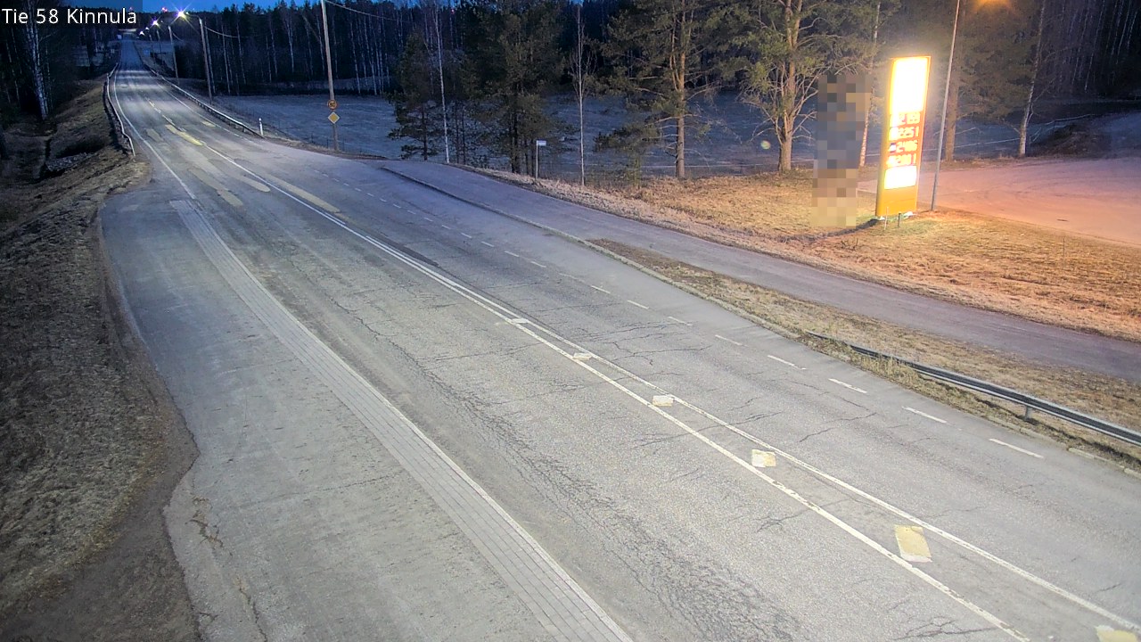 Weather Camera Image Väg 58 Kinnula, Kinnula, Keski-Suomi