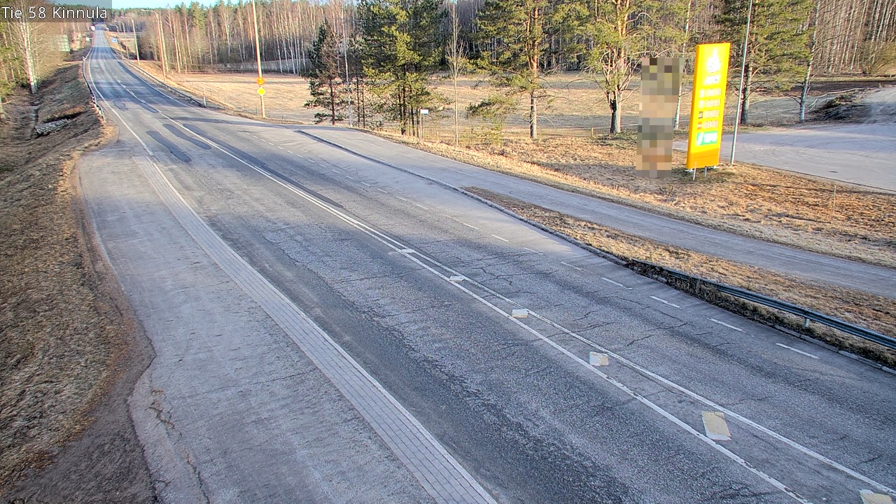 Weather Camera Image Väg 58 Kinnula, Kinnula, Keski-Suomi