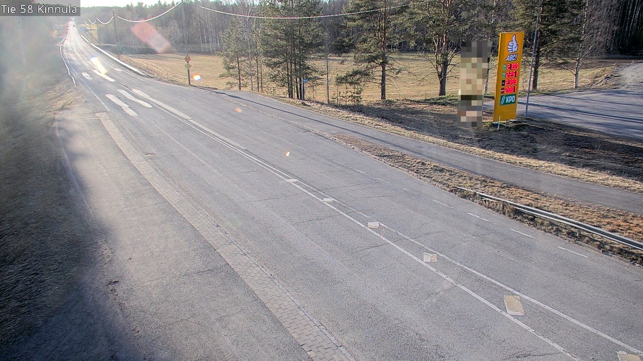 Weather Camera Image Väg 58 Kinnula, Kinnula, Keski-Suomi