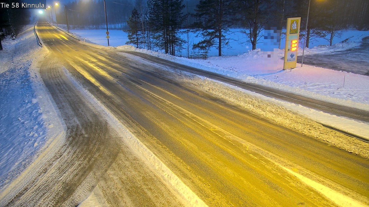 Weather Camera Image Väg 58 Kinnula, Kinnula, Keski-Suomi