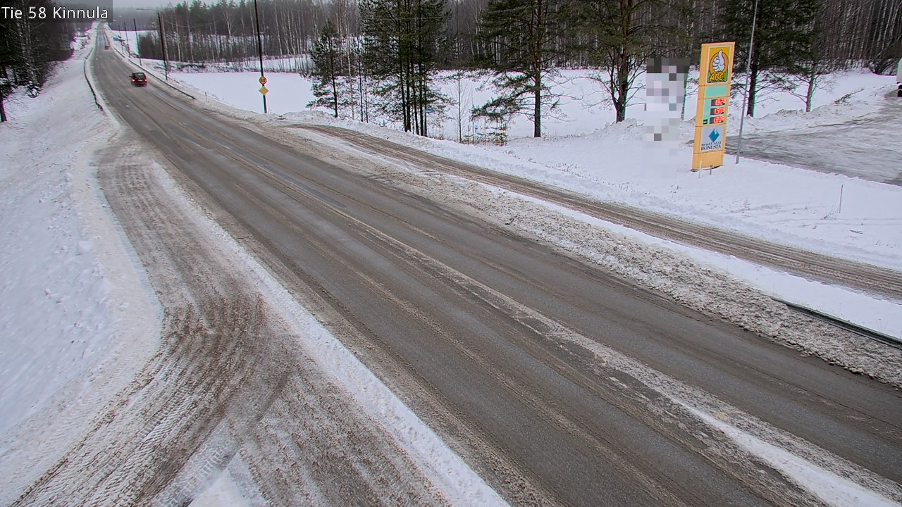Weather Camera Image Väg 58 Kinnula, Kinnula, Keski-Suomi