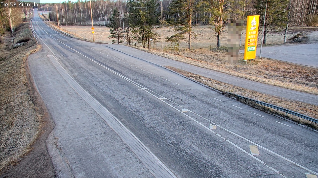 Weather Camera Image Väg 58 Kinnula, Kinnula, Keski-Suomi