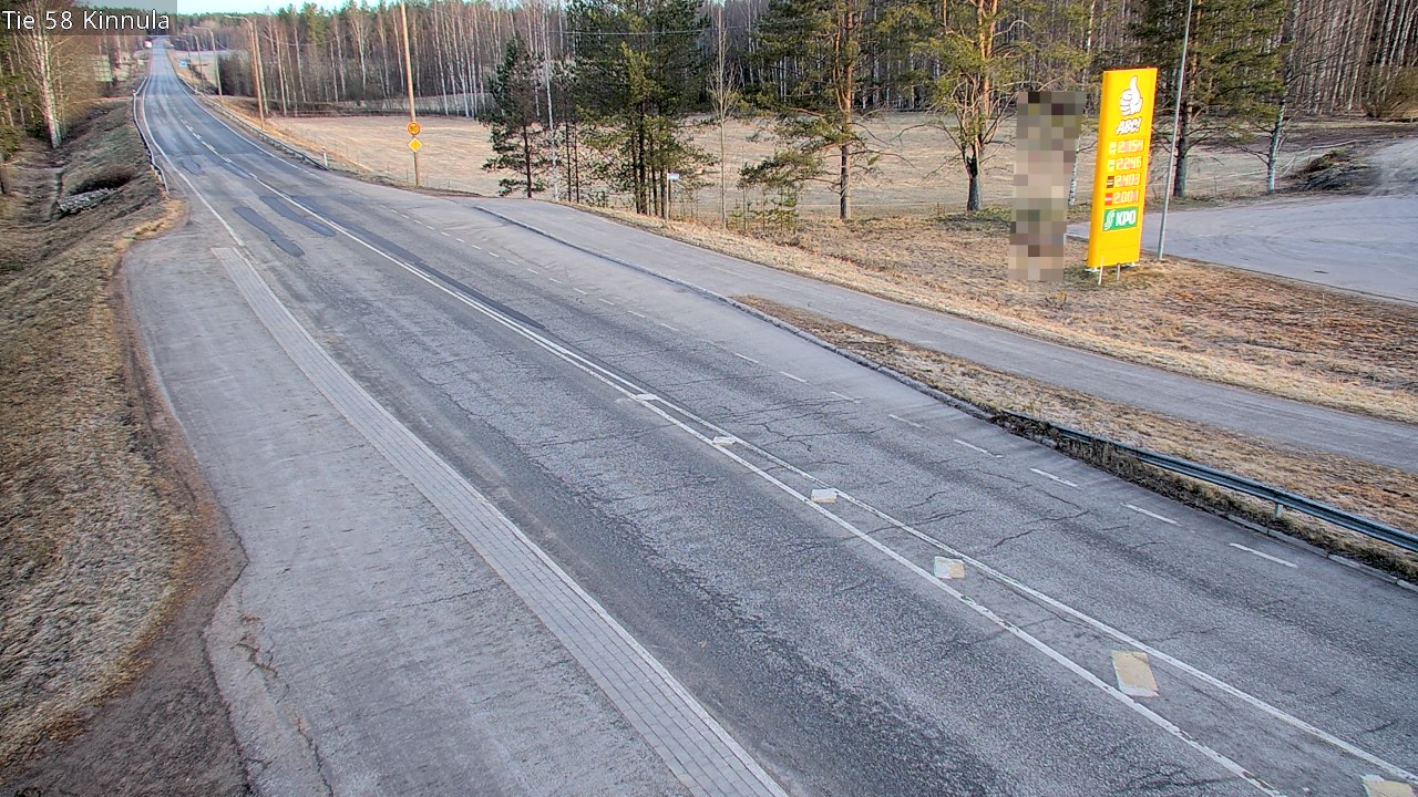 Weather Camera Image Väg 58 Kinnula, Kinnula, Keski-Suomi
