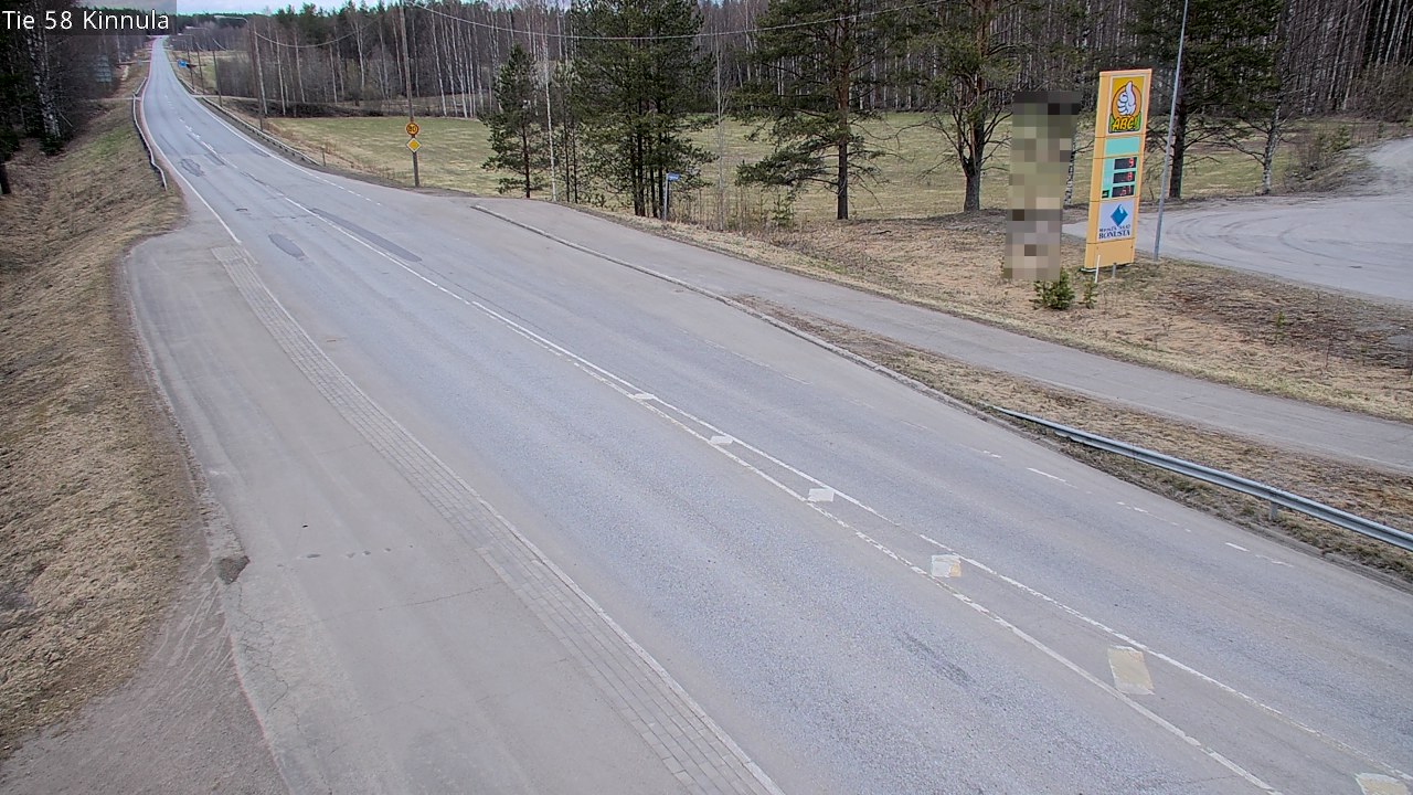 Weather Camera Image Väg 58 Kinnula, Kinnula, Keski-Suomi