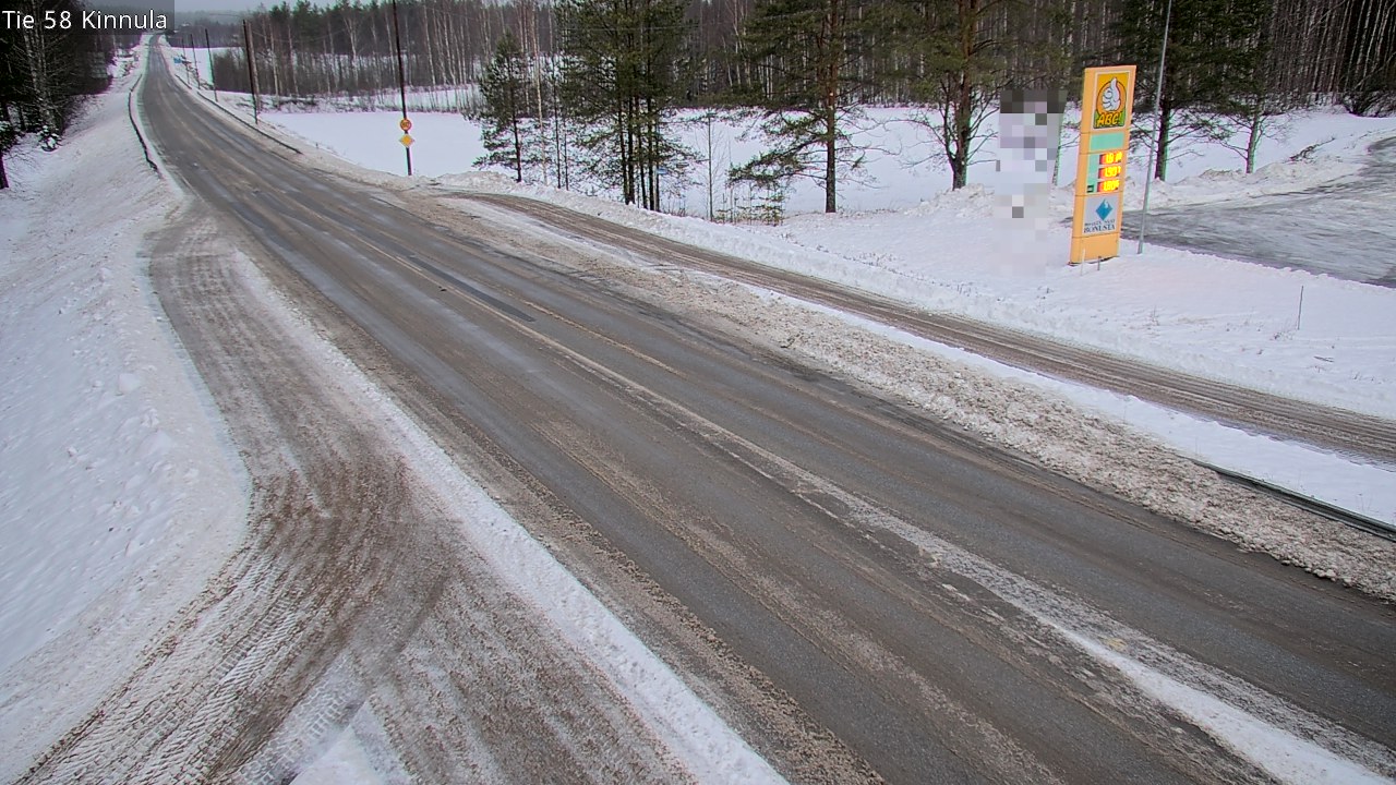 Weather Camera Image Väg 58 Kinnula, Kinnula, Keski-Suomi