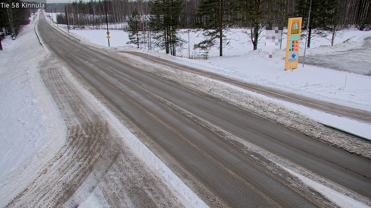 Weather Camera Image Väg 58 Kinnula, Kinnula, Keski-Suomi