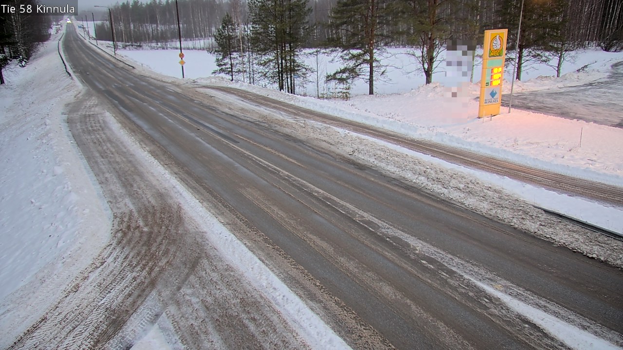 Weather Camera Image Väg 58 Kinnula, Kinnula, Keski-Suomi