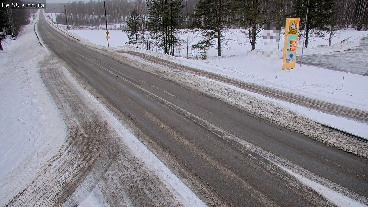 Weather Camera Image Väg 58 Kinnula, Kinnula, Keski-Suomi