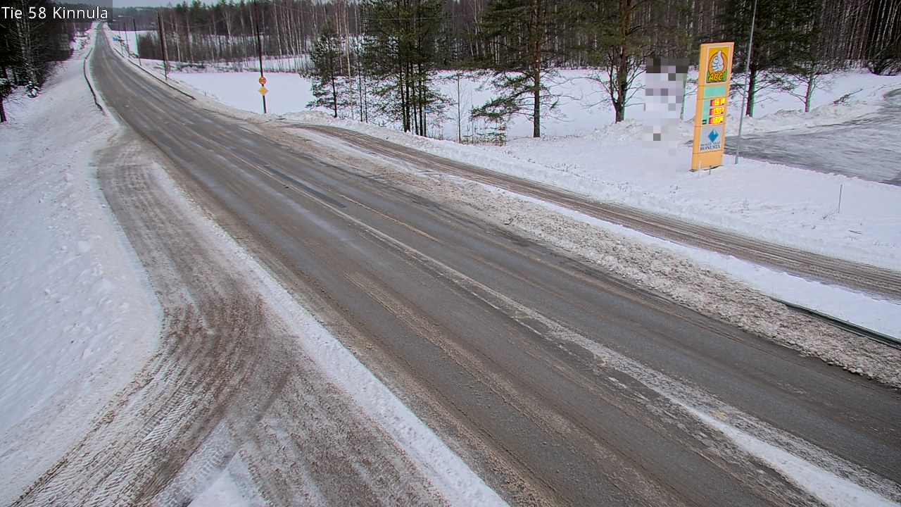 Weather Camera Image Väg 58 Kinnula, Kinnula, Keski-Suomi
