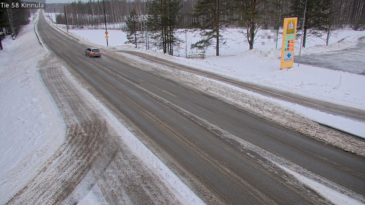 Weather Camera Image Väg 58 Kinnula, Kinnula, Keski-Suomi