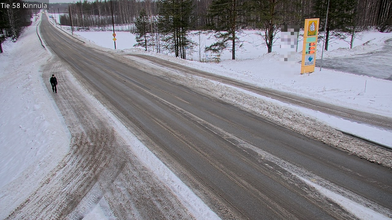 Weather Camera Image Väg 58 Kinnula, Kinnula, Keski-Suomi