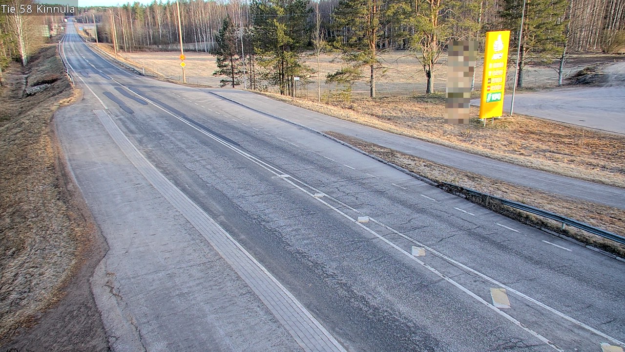 Weather Camera Image Väg 58 Kinnula, Kinnula, Keski-Suomi