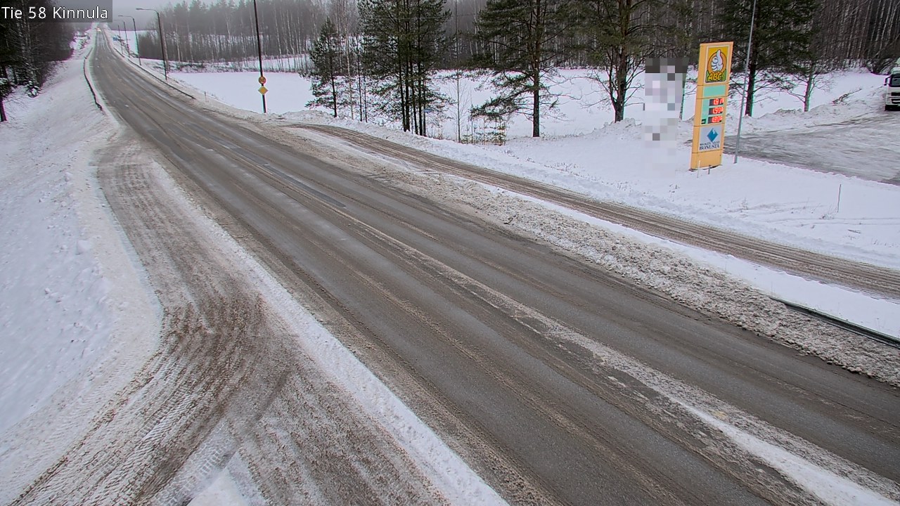 Weather Camera Image Väg 58 Kinnula, Kinnula, Keski-Suomi