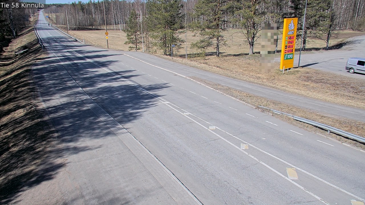 Weather Camera Image Väg 58 Kinnula, Kinnula, Keski-Suomi