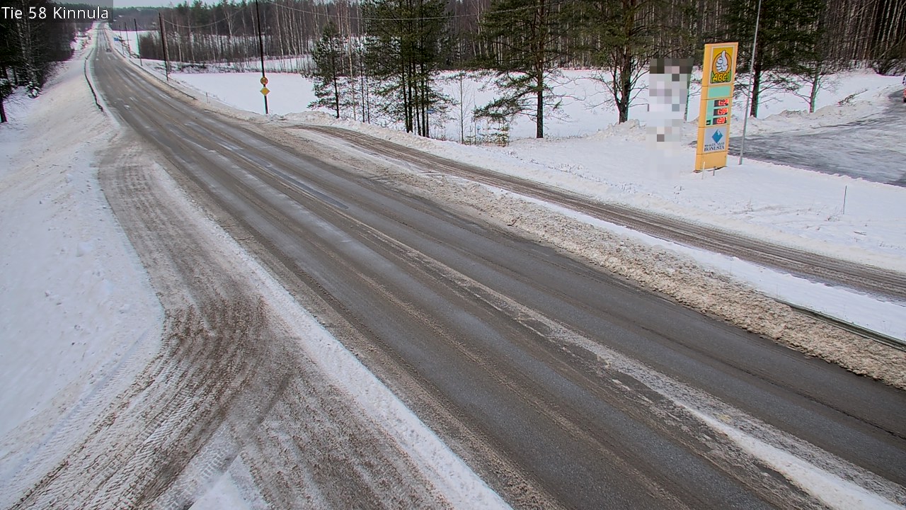Weather Camera Image Väg 58 Kinnula, Kinnula, Keski-Suomi