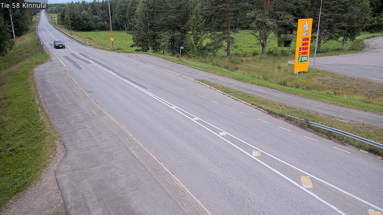Weather Camera Image Road 58 Kinnula, Kinnula, Keski-Suomi