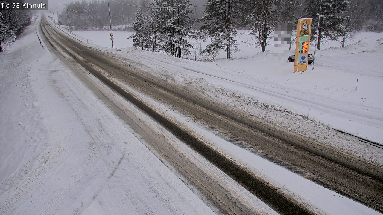 Weather Camera Image Väg 58 Kinnula, Kinnula, Keski-Suomi