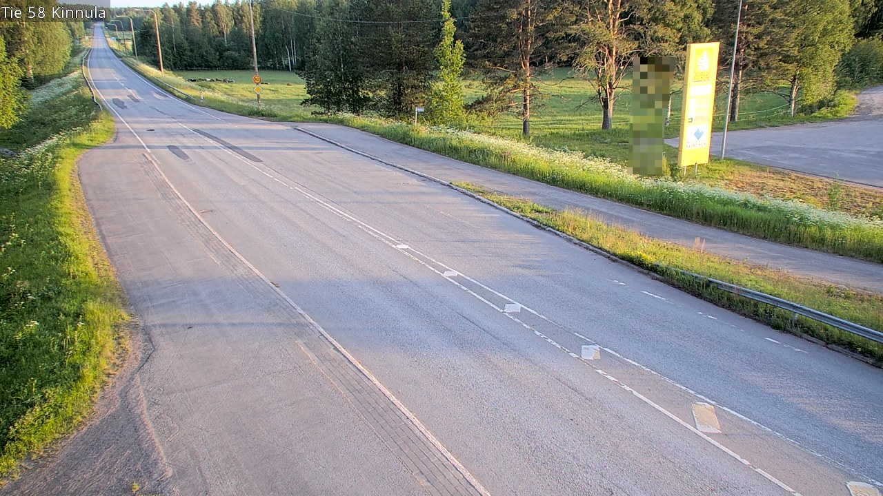 Weather Camera Image Väg 58 Kinnula, Kinnula, Keski-Suomi