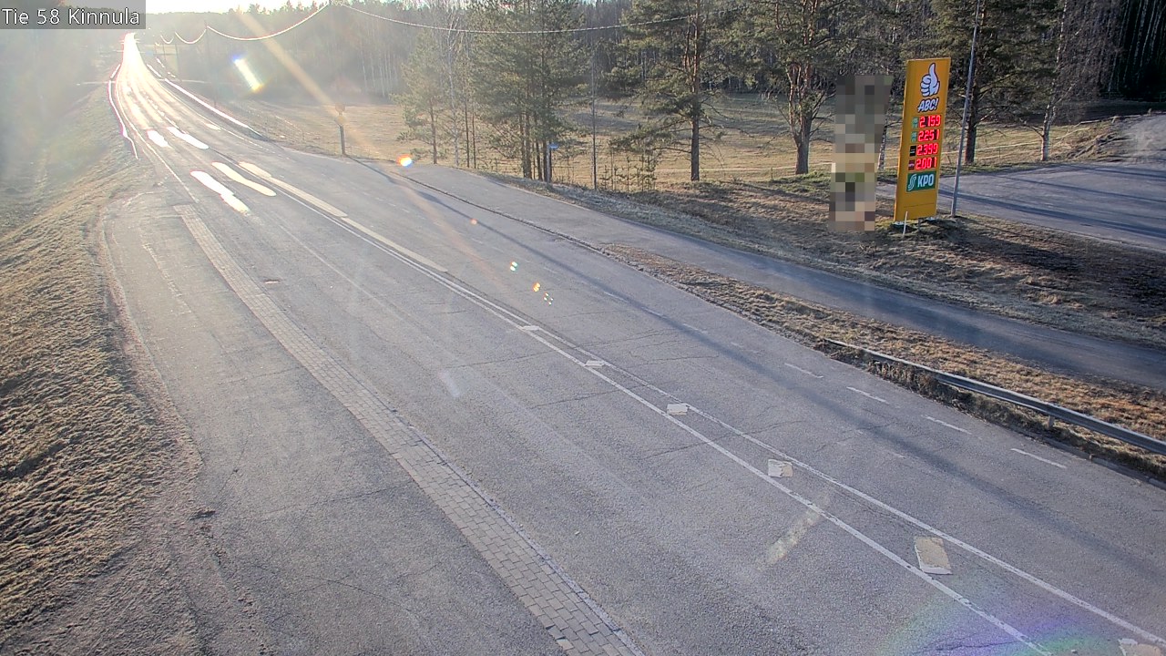 Weather Camera Image Väg 58 Kinnula, Kinnula, Keski-Suomi