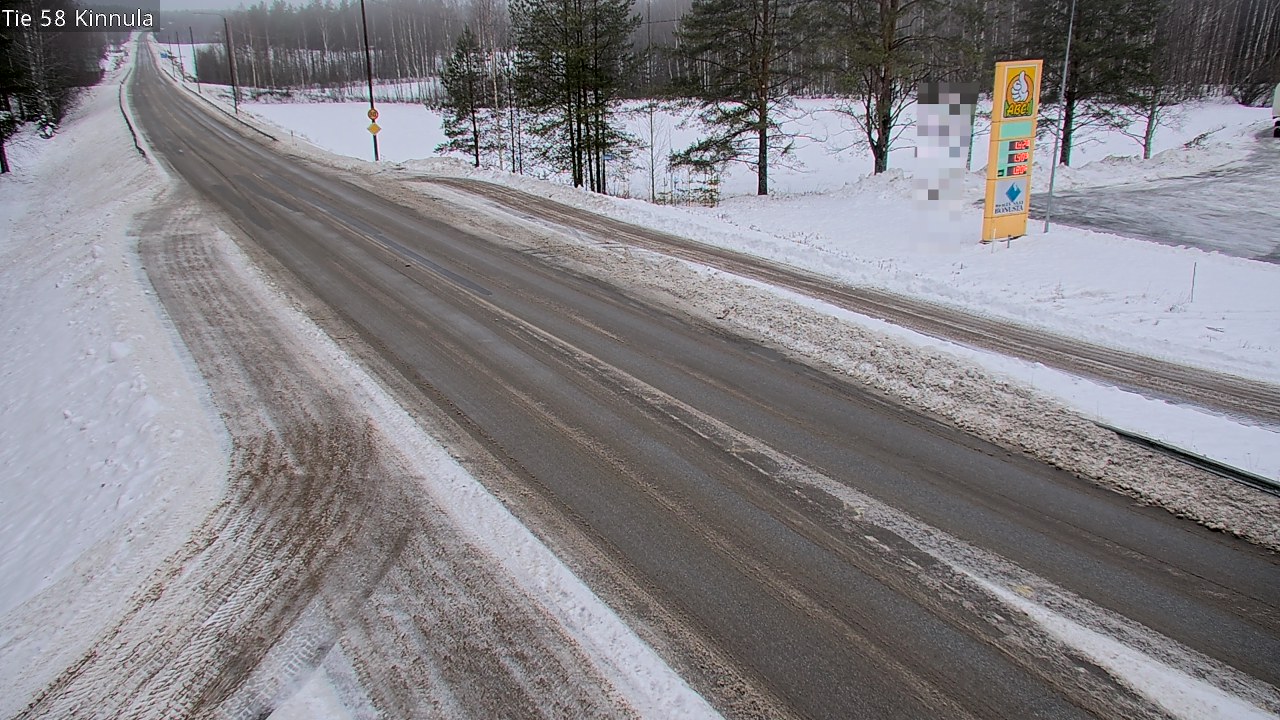 Weather Camera Image Väg 58 Kinnula, Kinnula, Keski-Suomi