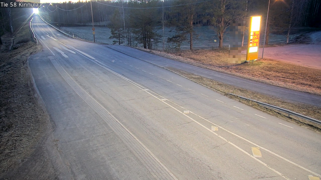 Weather Camera Image Väg 58 Kinnula, Kinnula, Keski-Suomi