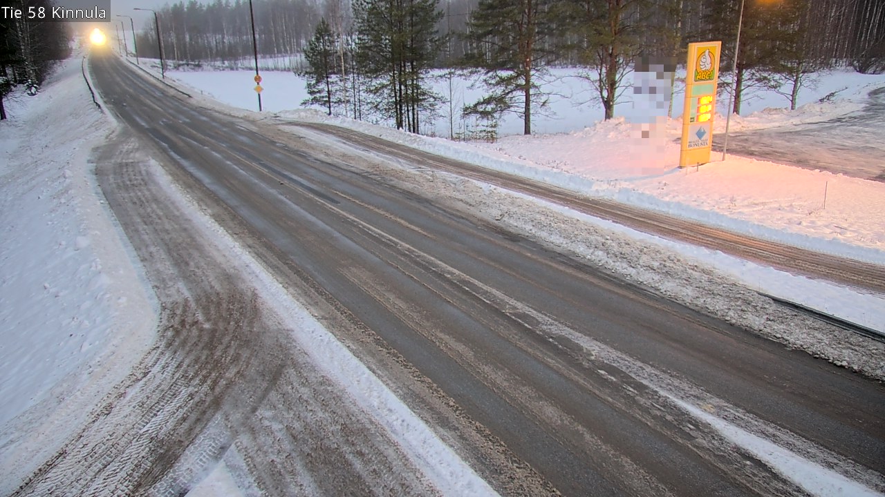 Weather Camera Image Väg 58 Kinnula, Kinnula, Keski-Suomi