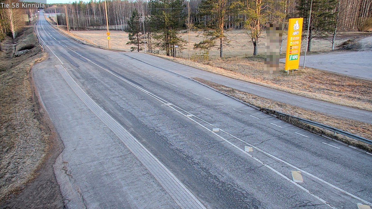 Weather Camera Image Väg 58 Kinnula, Kinnula, Keski-Suomi