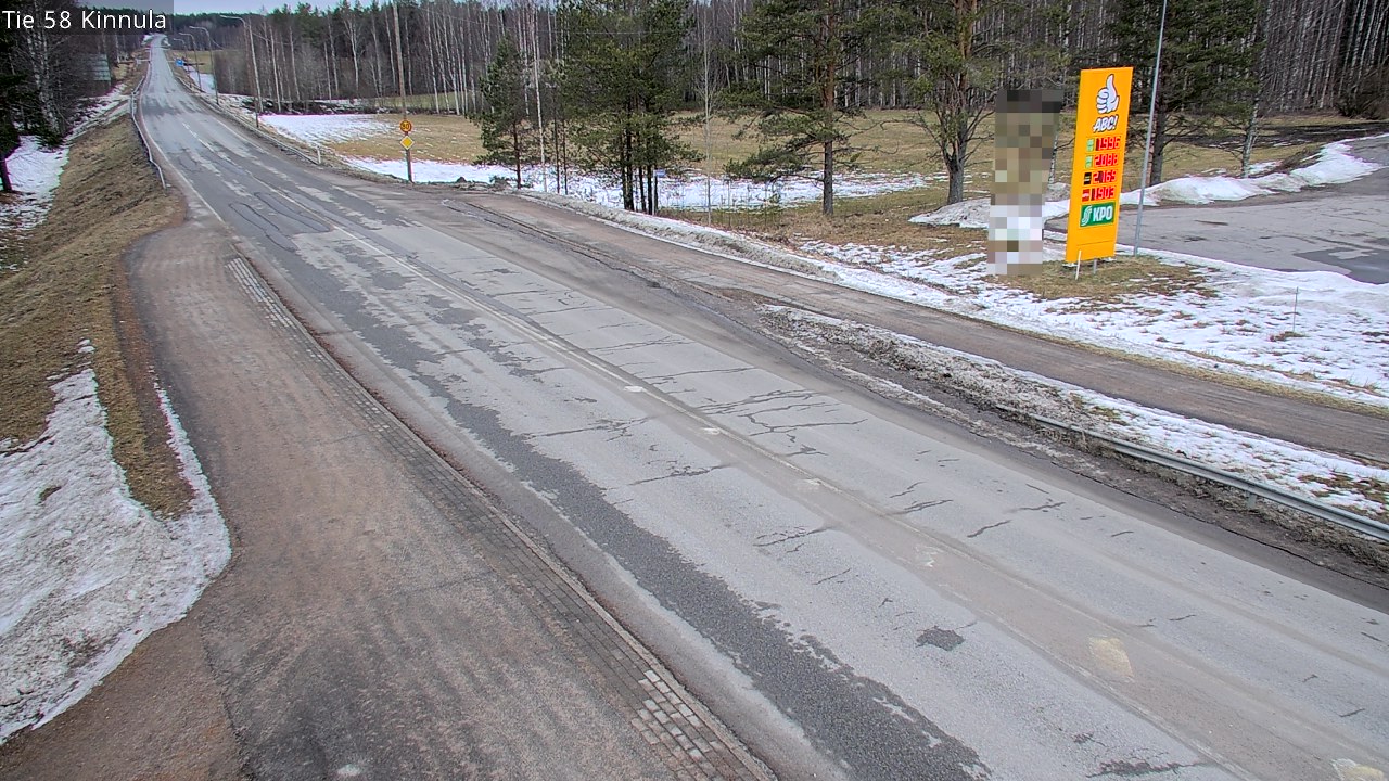 Weather Camera Image Road 58 Kinnula, Kinnula, Keski-Suomi