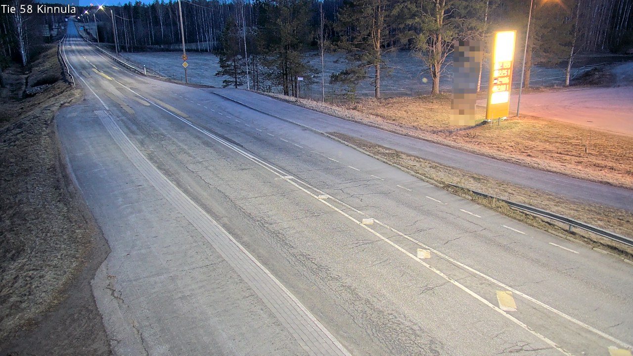Weather Camera Image Väg 58 Kinnula, Kinnula, Keski-Suomi