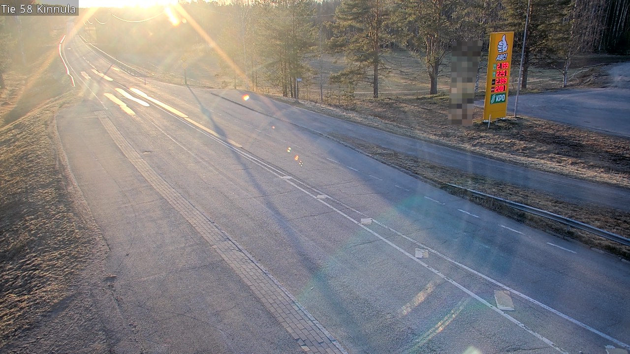 Weather Camera Image Väg 58 Kinnula, Kinnula, Keski-Suomi