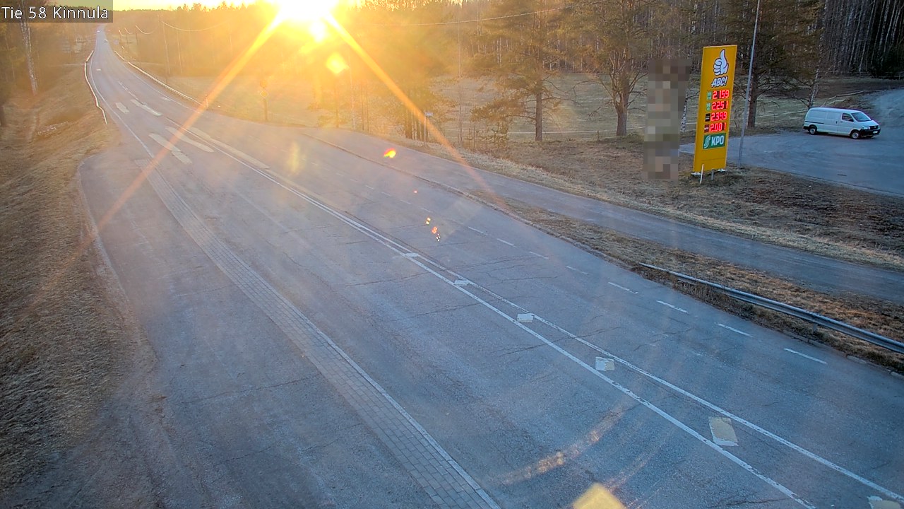 Weather Camera Image Väg 58 Kinnula, Kinnula, Keski-Suomi