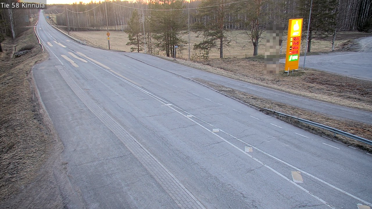 Weather Camera Image Väg 58 Kinnula, Kinnula, Keski-Suomi