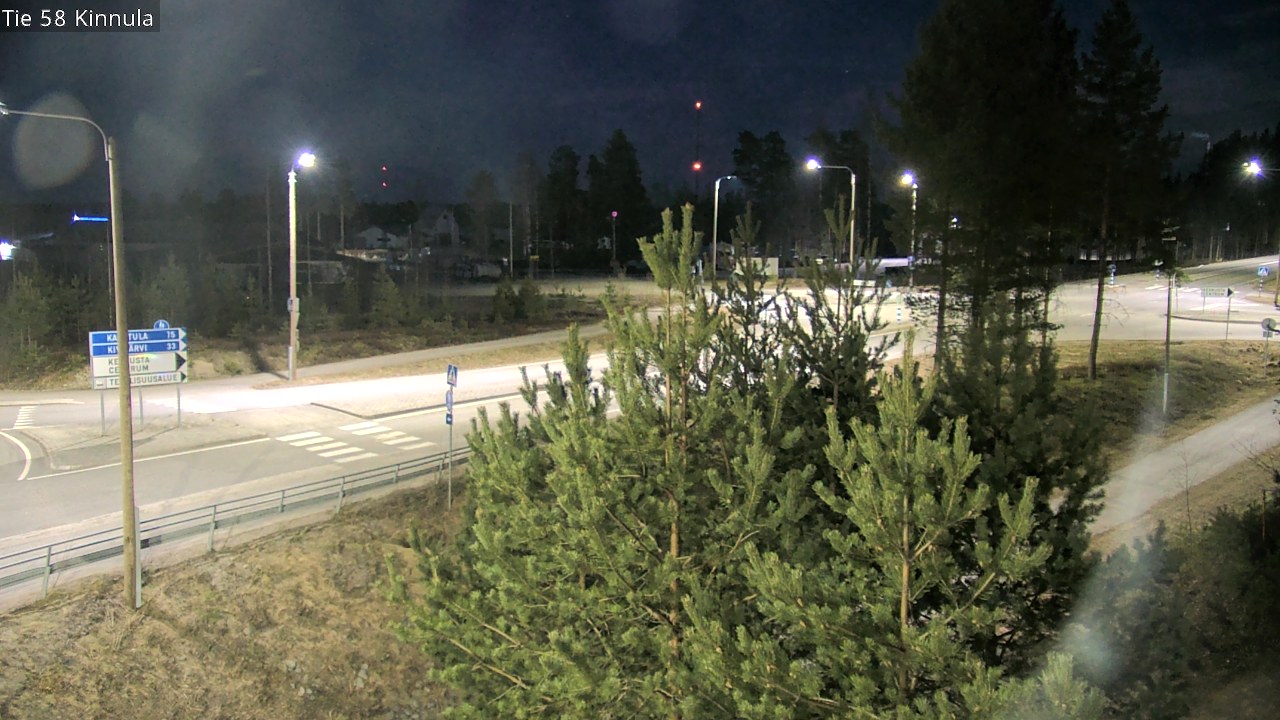 Weather Camera Image Väg 58 Kinnula, Kinnula, Keski-Suomi