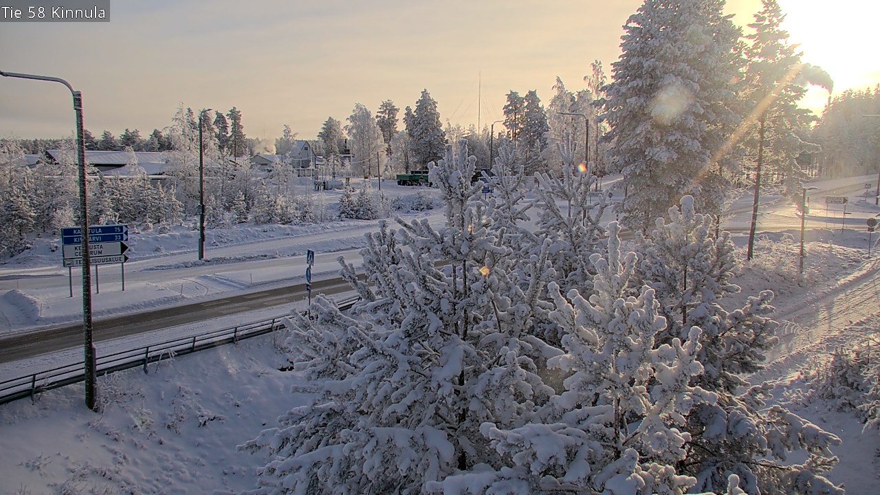 Weather Camera Image Väg 58 Kinnula, Kinnula, Keski-Suomi
