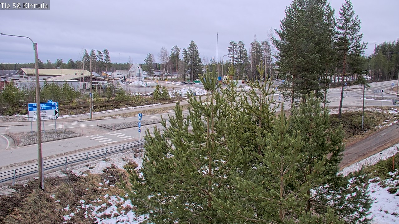 Weather Camera Image Väg 58 Kinnula, Kinnula, Keski-Suomi