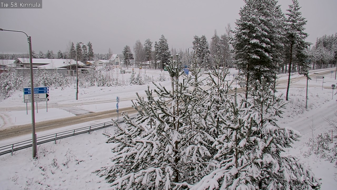 Weather Camera Image Väg 58 Kinnula, Kinnula, Keski-Suomi