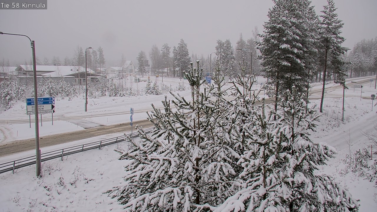 Weather Camera Image Väg 58 Kinnula, Kinnula, Keski-Suomi