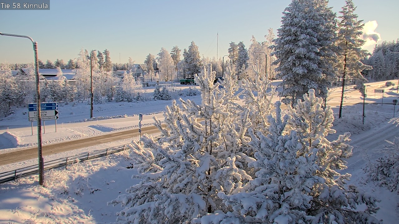 Weather Camera Image Väg 58 Kinnula, Kinnula, Keski-Suomi