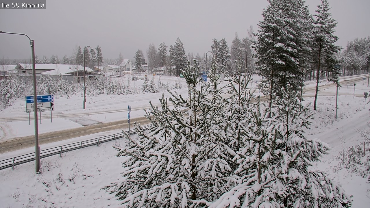 Weather Camera Image Väg 58 Kinnula, Kinnula, Keski-Suomi