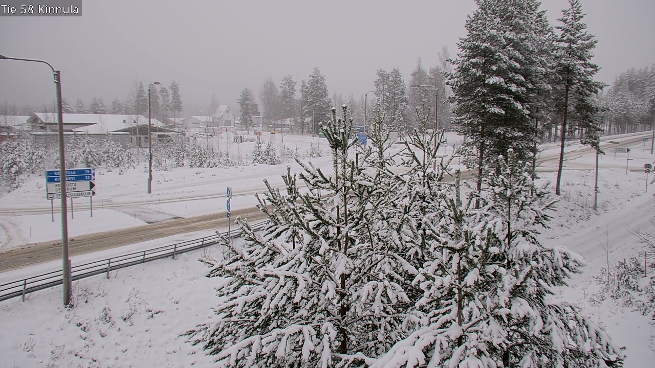 Weather Camera Image Väg 58 Kinnula, Kinnula, Keski-Suomi