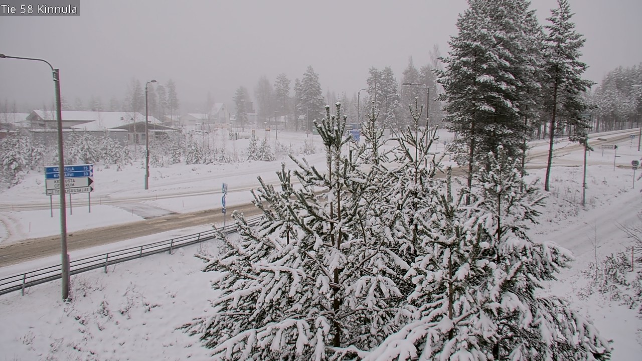 Weather Camera Image Väg 58 Kinnula, Kinnula, Keski-Suomi