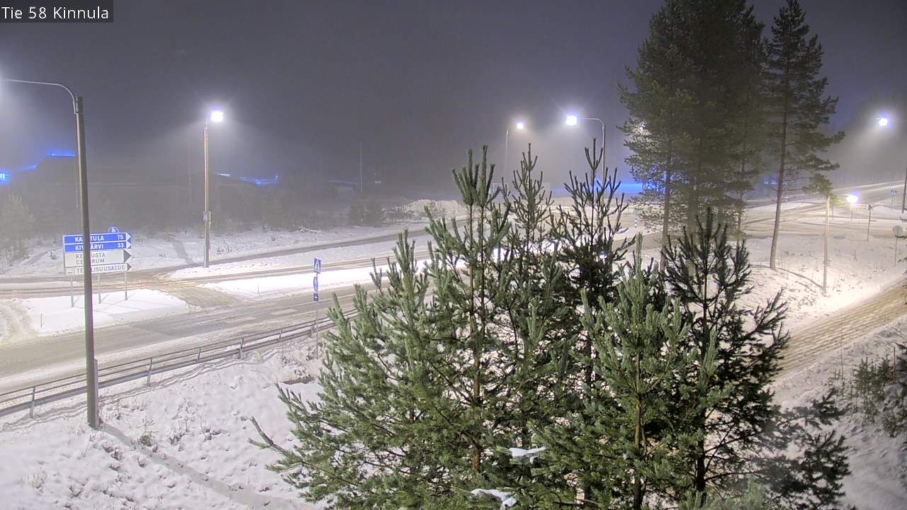 Weather Camera Image Väg 58 Kinnula, Kinnula, Keski-Suomi