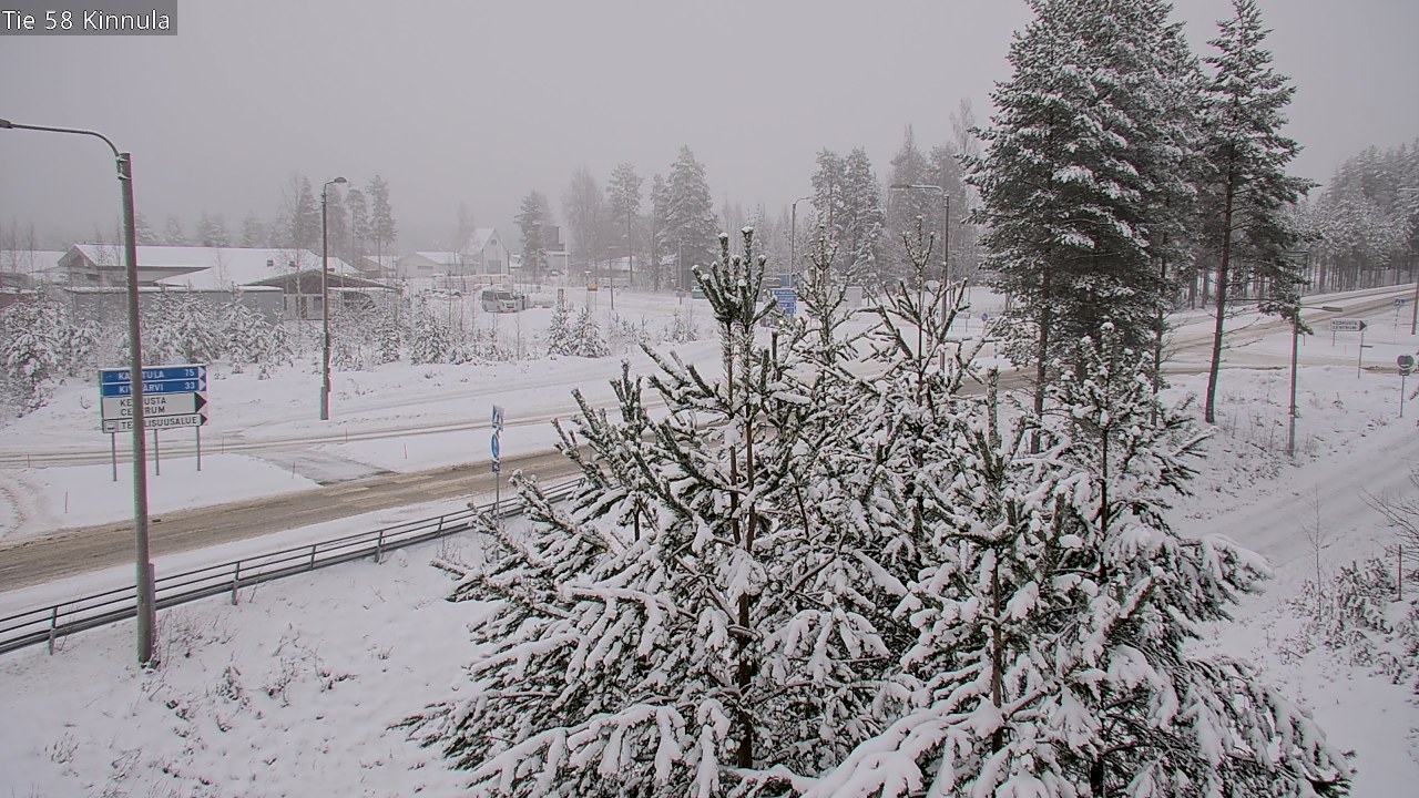 Weather Camera Image Väg 58 Kinnula, Kinnula, Keski-Suomi