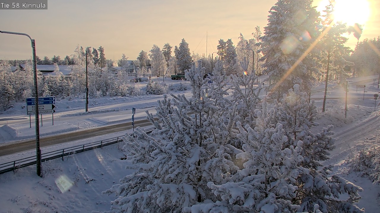 Weather Camera Image Väg 58 Kinnula, Kinnula, Keski-Suomi