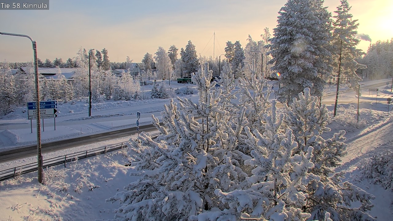 Weather Camera Image Väg 58 Kinnula, Kinnula, Keski-Suomi