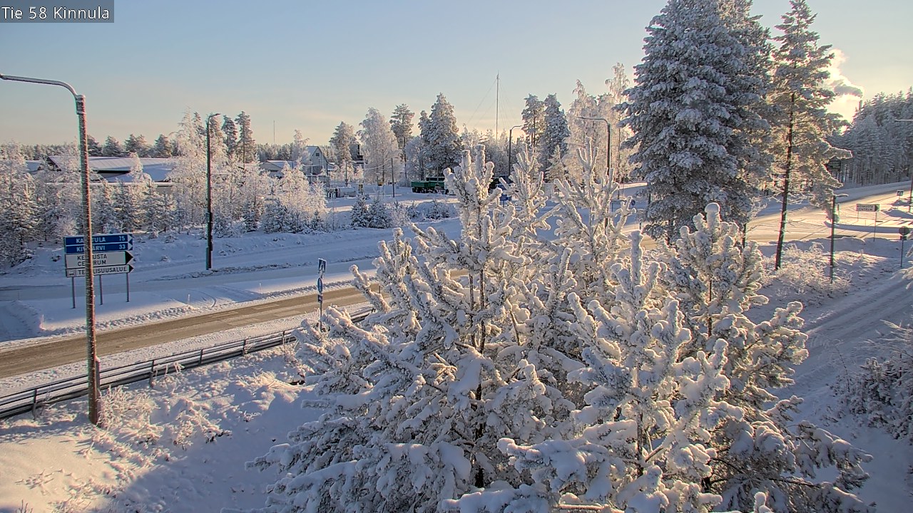 Weather Camera Image Väg 58 Kinnula, Kinnula, Keski-Suomi