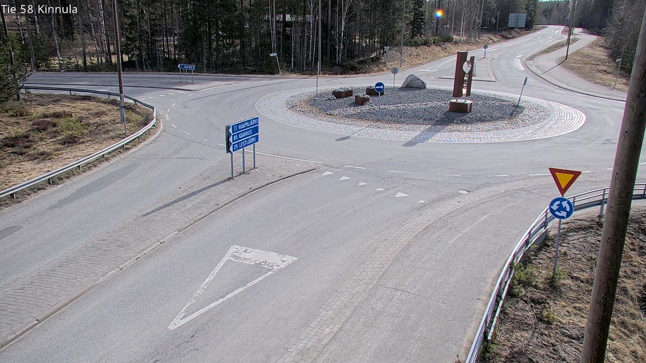 Weather Camera Image Väg 58 Kinnula, Kinnula, Keski-Suomi