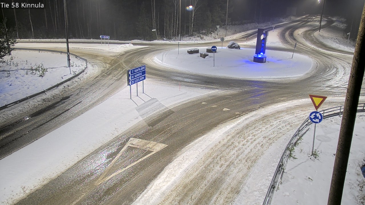 Weather Camera Image Väg 58 Kinnula, Kinnula, Keski-Suomi
