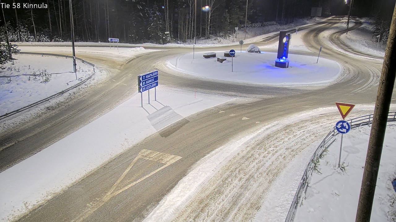 Weather Camera Image Väg 58 Kinnula, Kinnula, Keski-Suomi