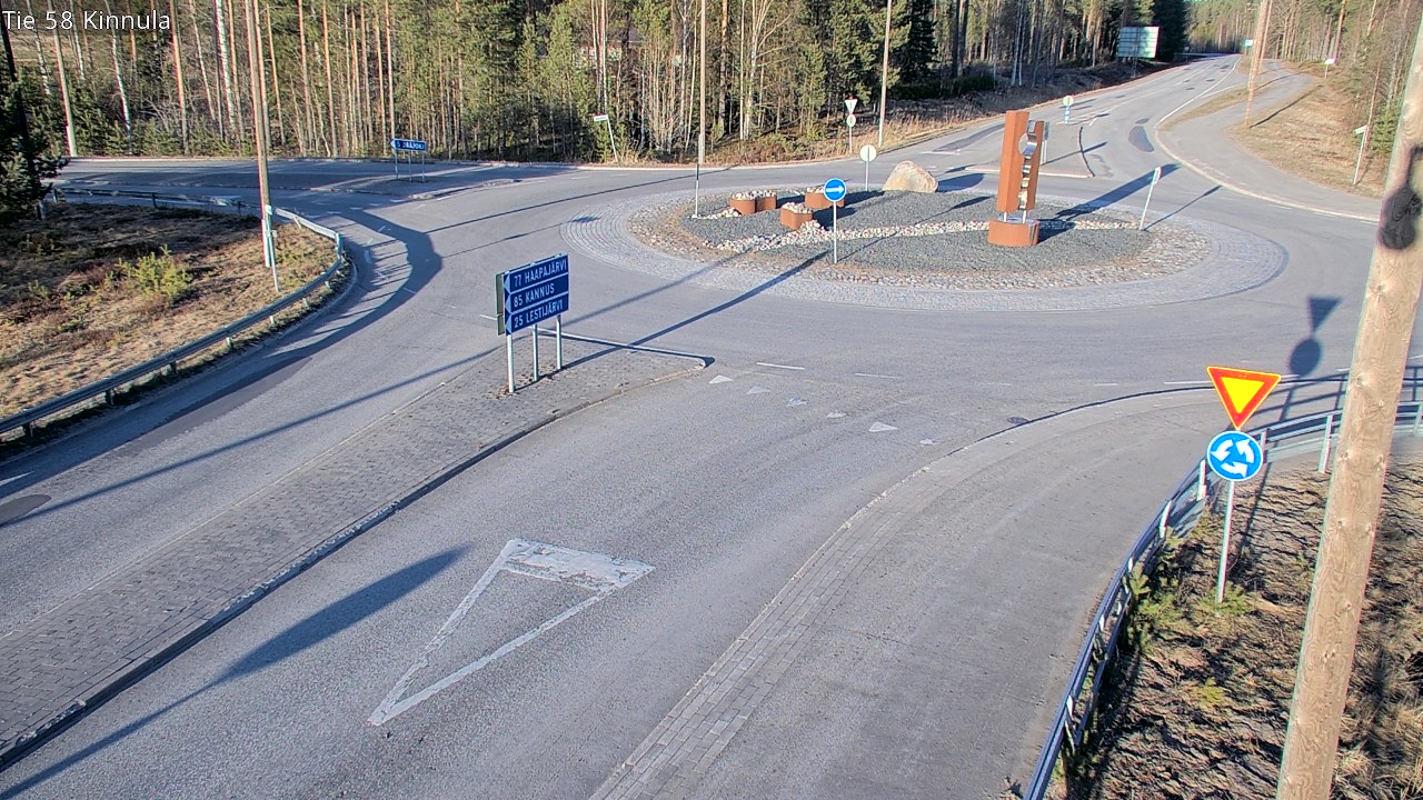 Weather Camera Image Väg 58 Kinnula, Kinnula, Keski-Suomi